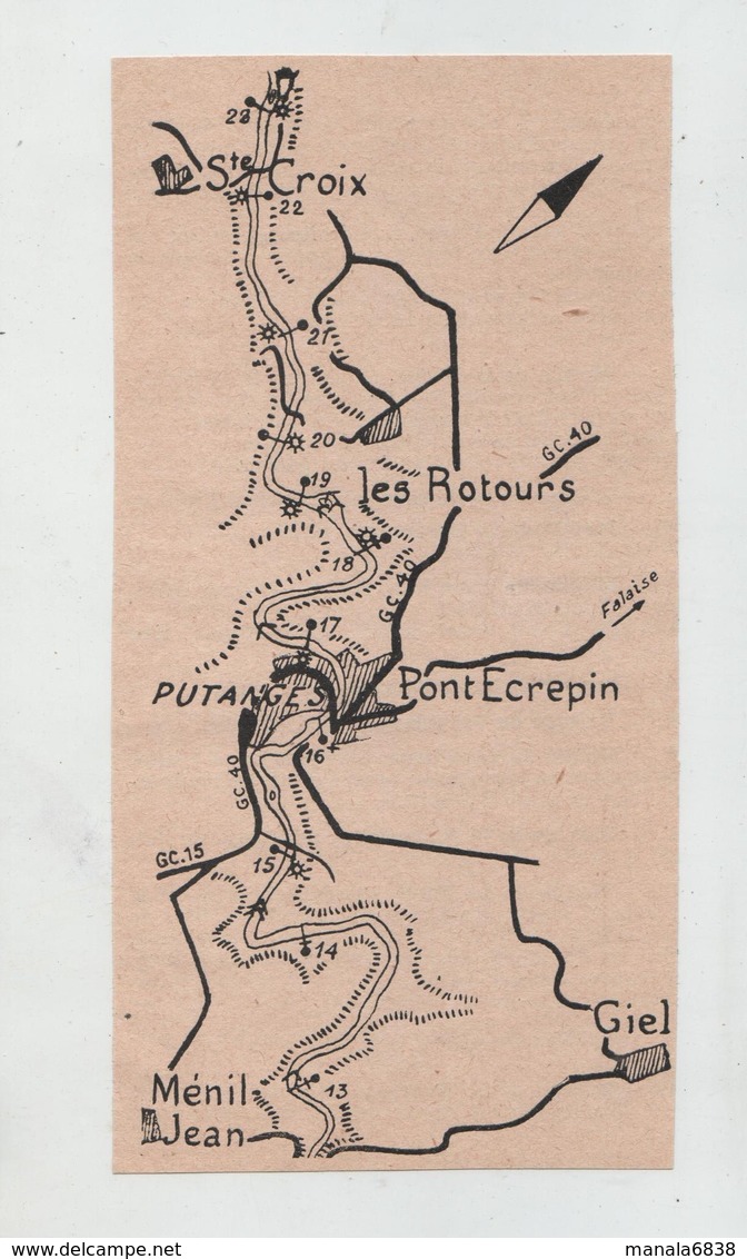 Sainte Croix Les Rotours Pont Ecrepin Putanges Ménil Jean Giel - Zonder Classificatie