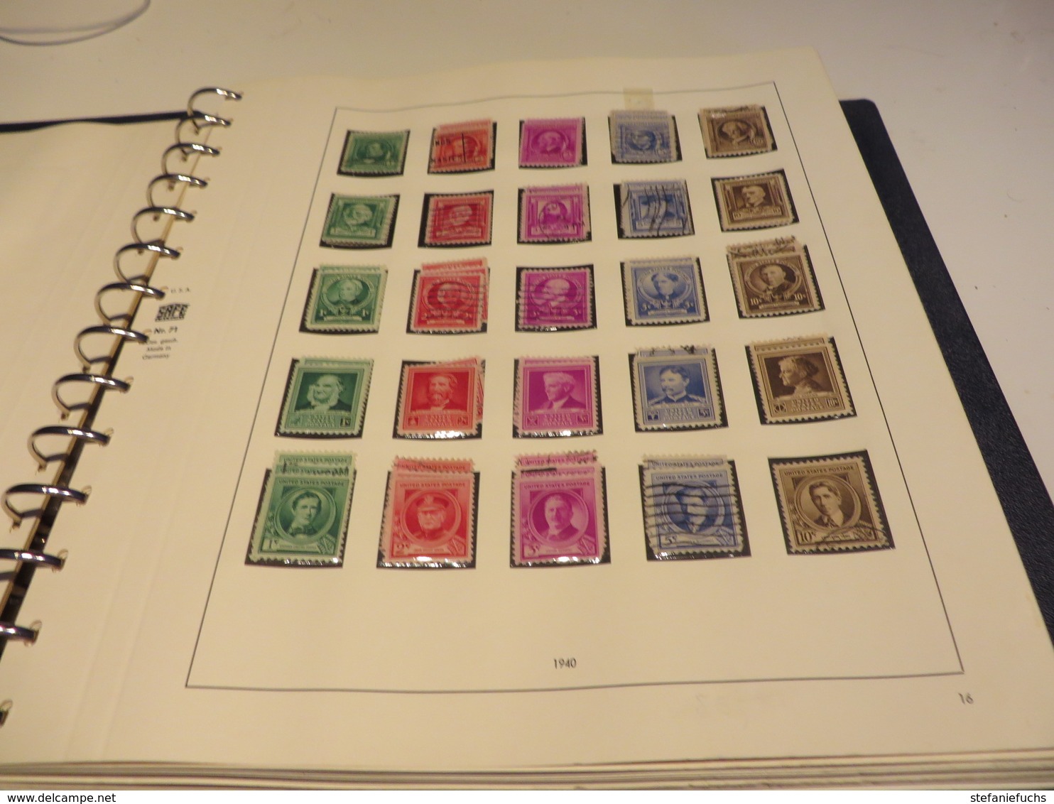 U S A  Ca.  1937/45 Bis 1969  Posten  O /  ** /  MARKEN  Auf  SAFE - VORDRUCK  Im  RINGBINDER - Verzamelingen (in Albums)