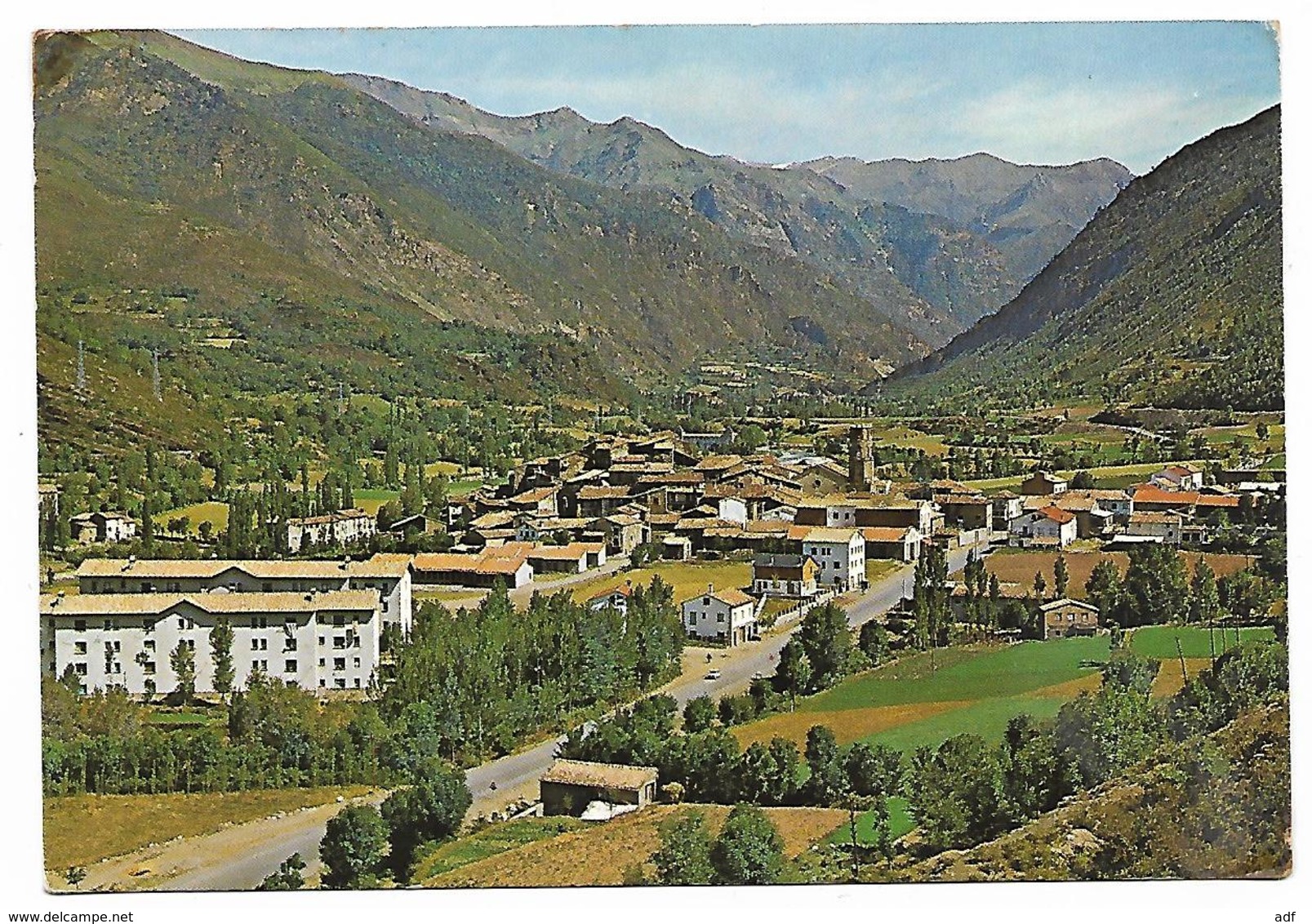 CP ALTO RIBAGORZA, RIBAGORçA, VISTA GENERAL DE VILLALER, HAUTE RIBARGIRCE, VUE GENERALE DE VILALLER, CATALOGNE, ESPAGNE - Lérida