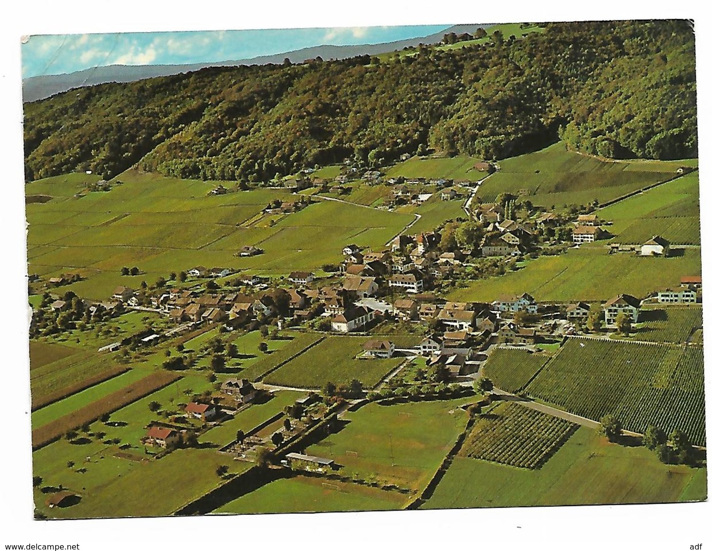 CP BURSINS, VUE AERIENNE, CANTON DE VAUD, SUISSE - Bursins