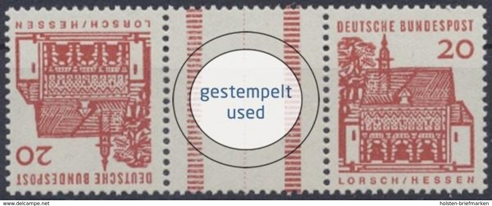 Deutschland (BRD), Michel Nr. KZ 4, Gestempelt (371242) - Se-Tenant