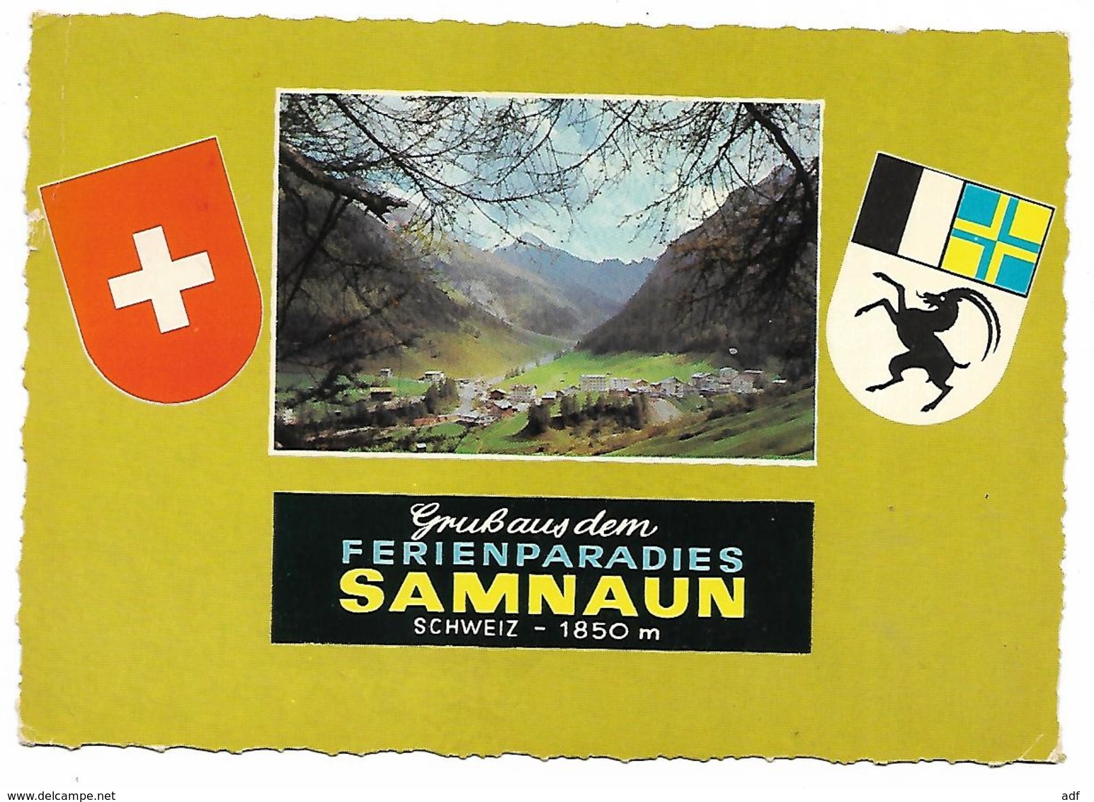 CP GRUSS AUS DEM FERIENPARADIES SAMNAUN, SUISSE - Samnaun