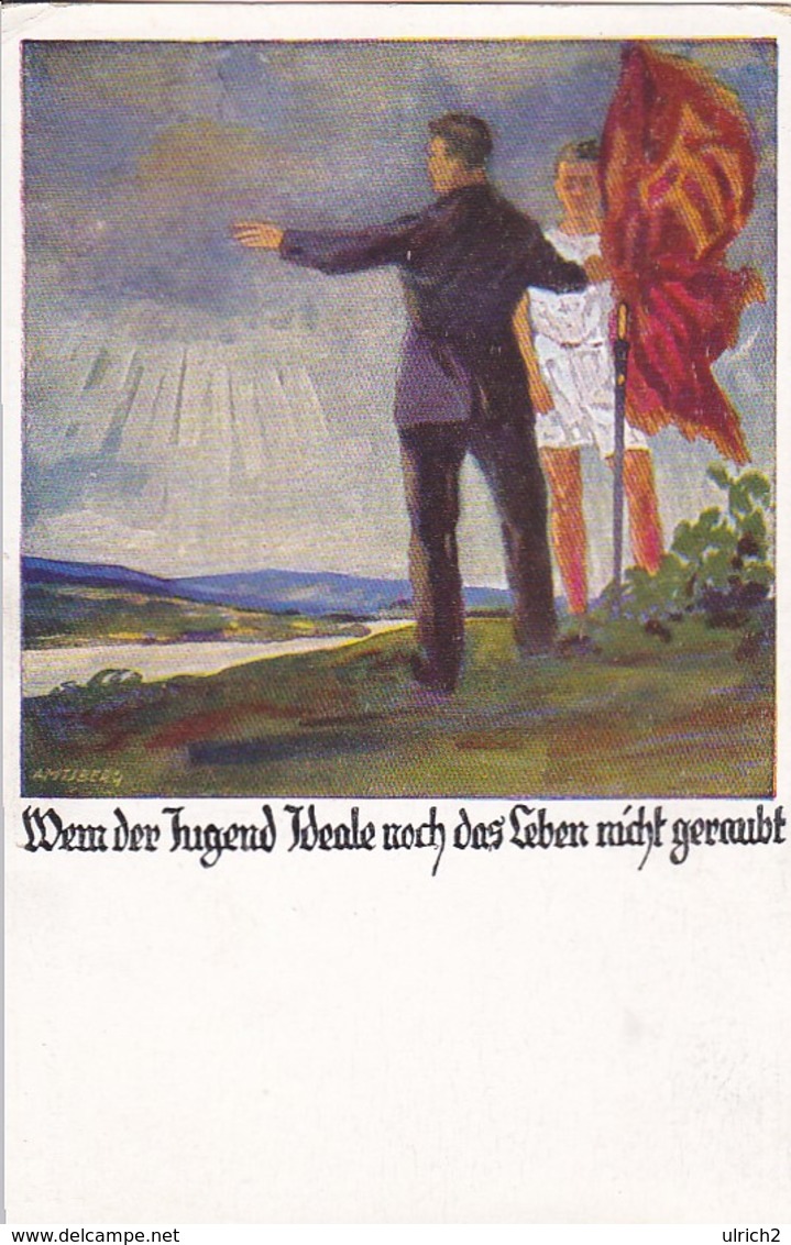 AK Künstlerkarte Amtsberg - Wenn Der Jugend Ideale... - Deutsche Turnerschaft - Ca. 1910  (50447) - Amtsberg, Otto