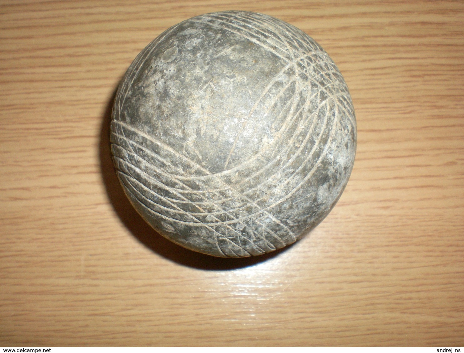 An Old Stone Ball, Probably For Some Game, Bowling Maybe Bocanje Mozda It Is Quite Difficult Diamaetr 7 Cm - Other & Unclassified