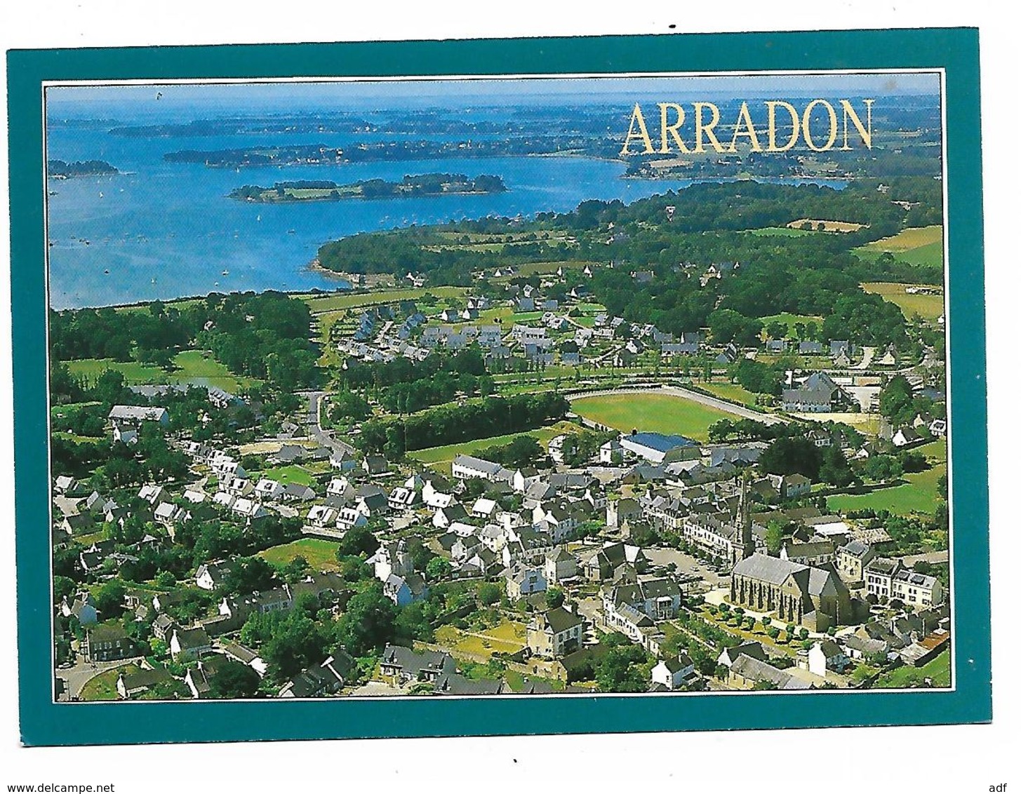 CP ARRADON, VUE GENERALE AERIENNE, MORBIHAN 56 - Arradon