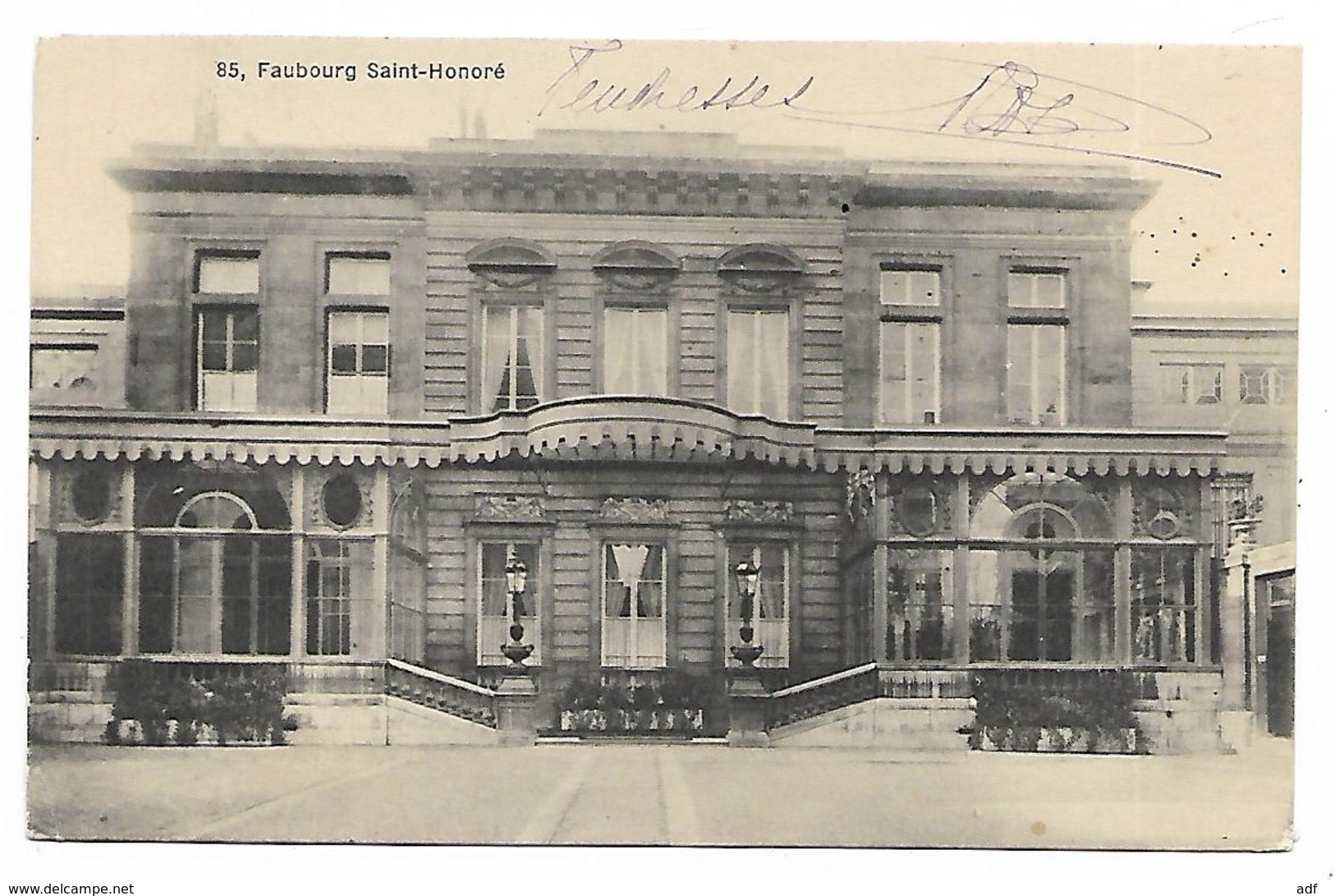 CPA 85 FAUBOURG ST SAINT HONORE, PARIS 75 - Ohne Zuordnung