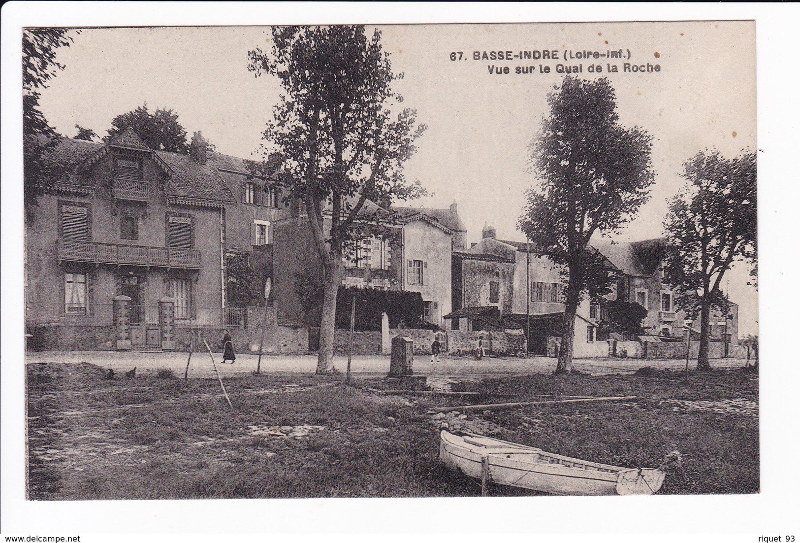 67 - BASSE-INDRE - Vue Sur Le Quai De La Roche - Basse-Indre