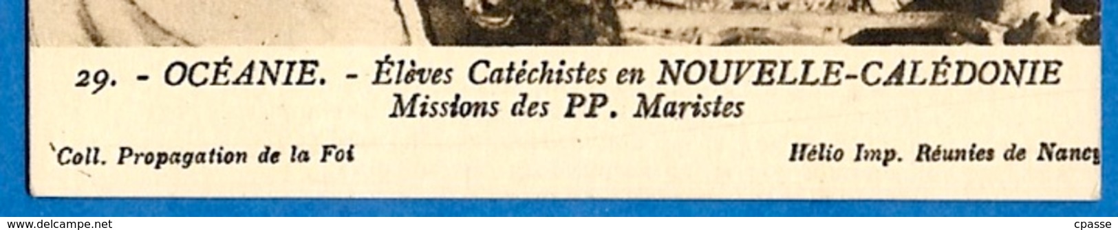 CPA Elèves Catéchistes En NOUVELLE CALEDONIE Mission Des Pères Maristes * Religion Catholique - Nuova Caledonia