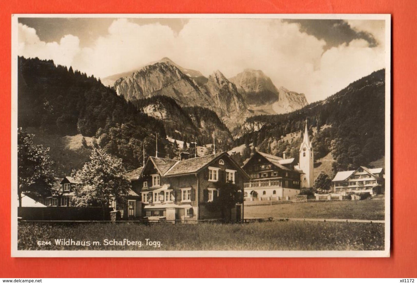 ZAK-31 Wildhaus  Mit Schaffberg Toggenburg. Gelaufen 1944 - Wil