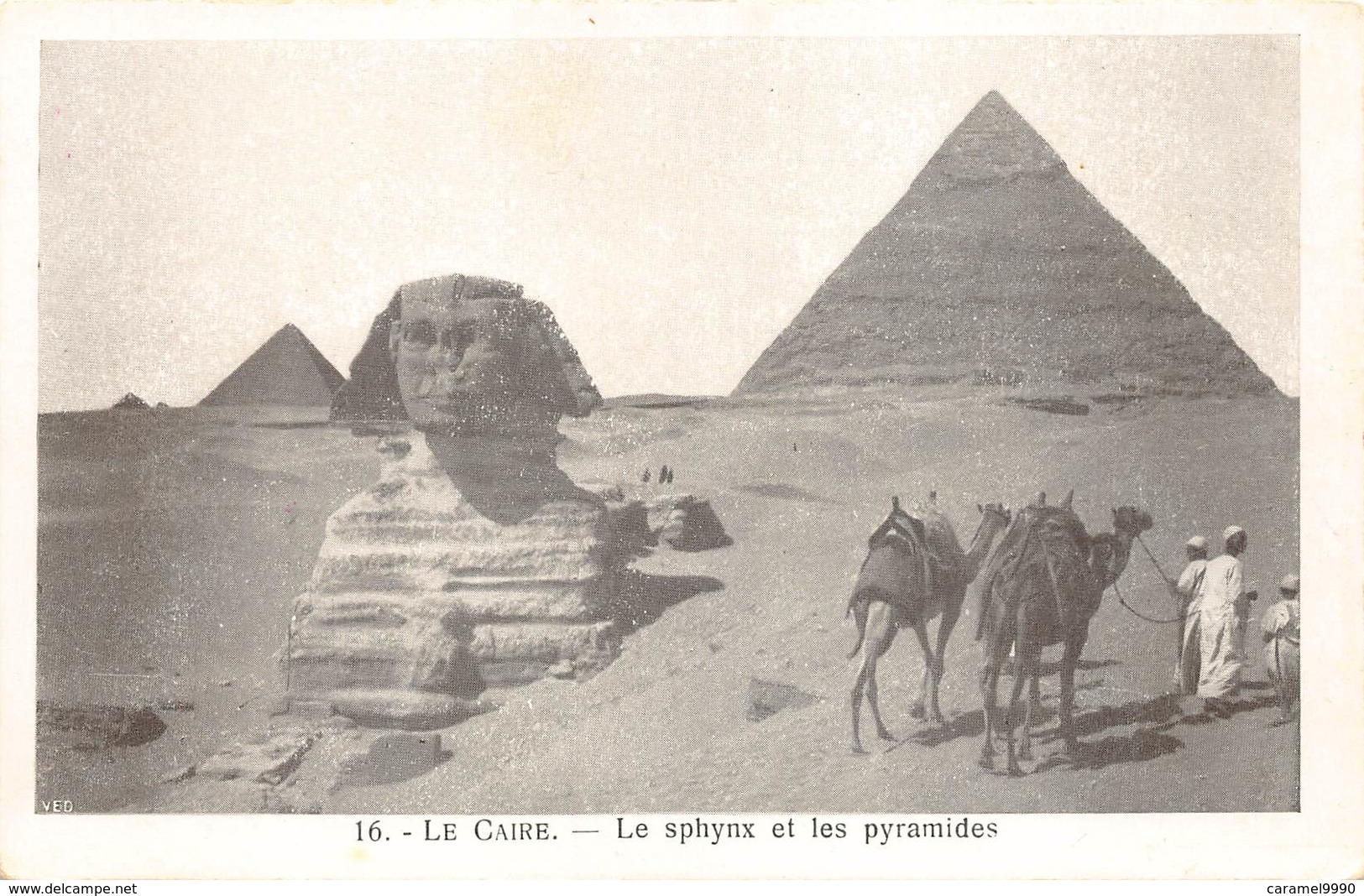 Egypte Egypt  Le Caire Caïro Le Sphynx Et Les Pyramides    M 3450 - Sphinx