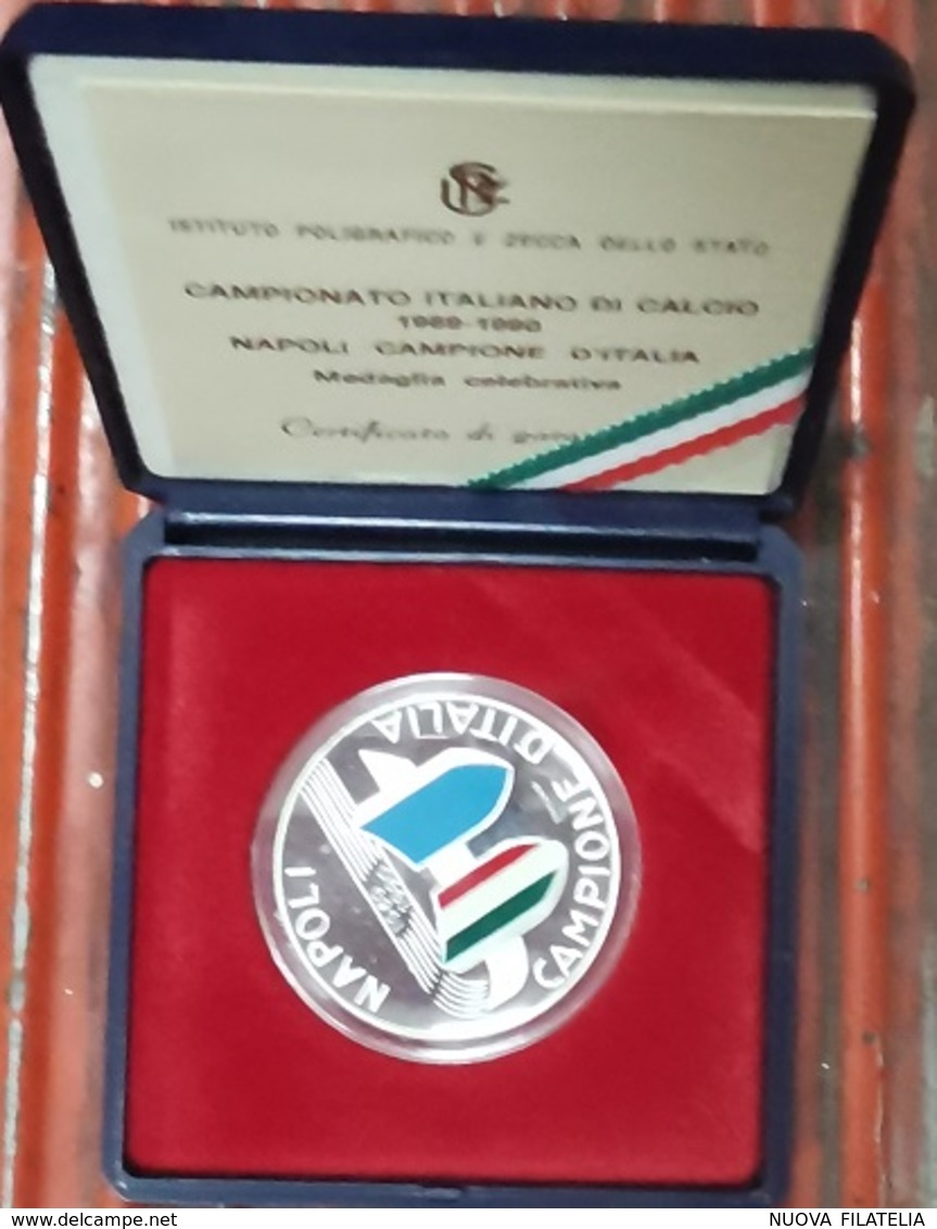 ITALIA 1988-89 NAPOLI CAMPIONE - Commémoratives