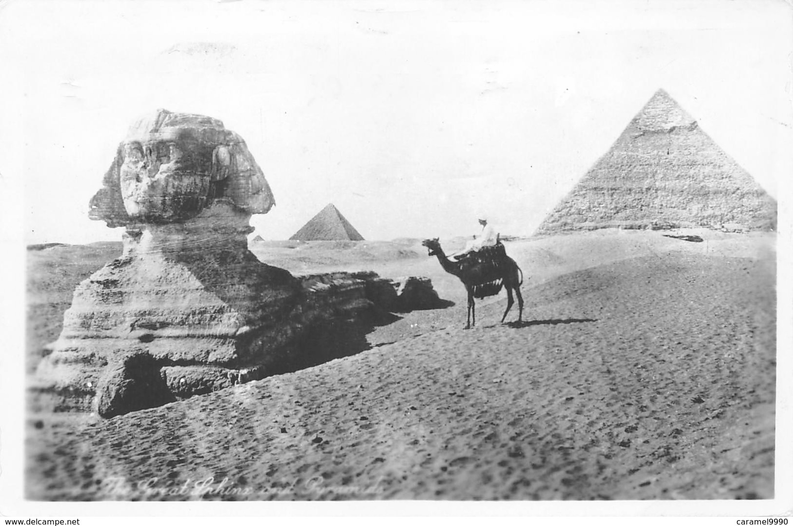 Egypte Egypt  Sphinx  And Piramid Pyramid Piramide  Photo Foto   M 3460 - Sphynx