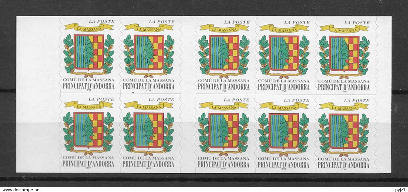 1999 MNH Andorra Fr, Booklet,  Postfris - Postzegelboekjes