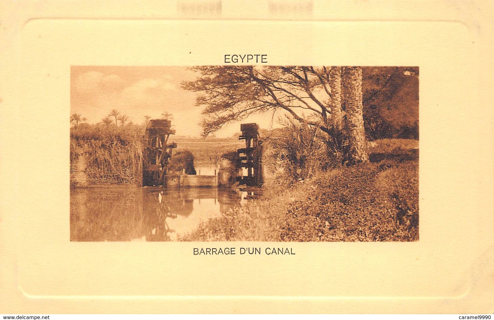 Egypt Egypte  Barrage D'un Canal  M 3466 - Persons