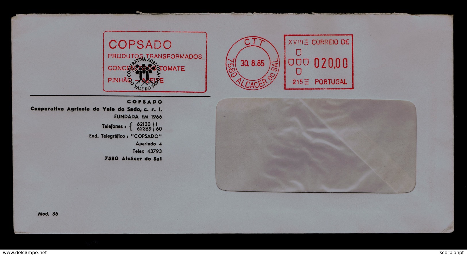 EMA 1985 Portugal Food Alimentation "COPSADO" - PINION, OLIVE OIL, CONCENTRATE TOMATO Sp6846 - Food