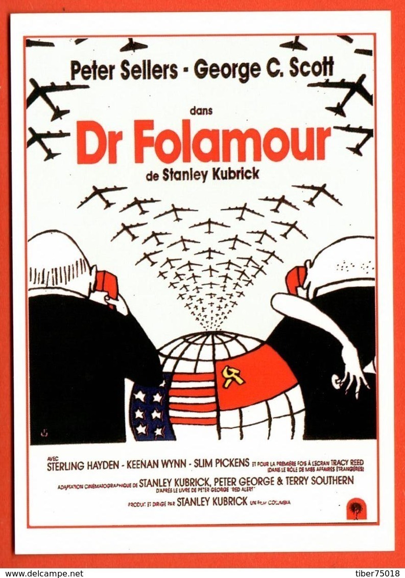 Carte Postale : Dr Folamour (film - Cinéma - Affiche) Illustration : Tomi Ungerer - Ungerer