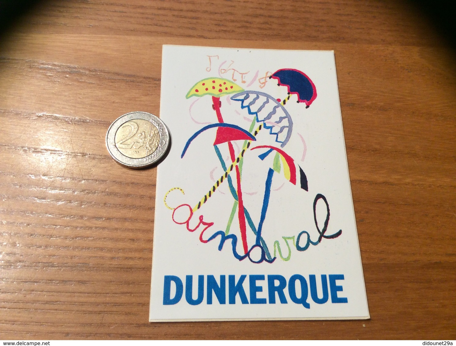 AUTOCOLLANT, Sticker «carnaval DUNKERQUE (59) » - Pegatinas