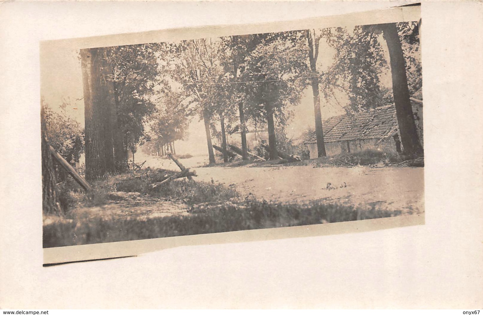 Carte Postale Photo Militaire Allemand SILLERY (51-Marne-Reims)  Village En Guerre-Krieg 1914-1918 - Sillery