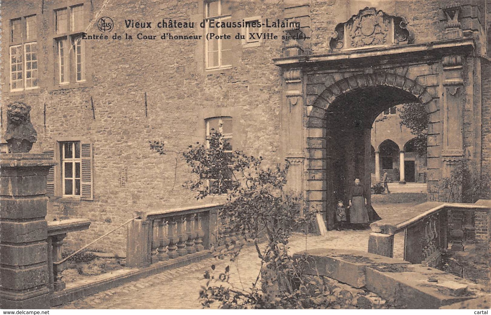 Vieux Château D'ECAUSSINES-LALAING - Entrée De La Cour D'honneur (Porte Du XVIIIe Siècle) - Ecaussinnes