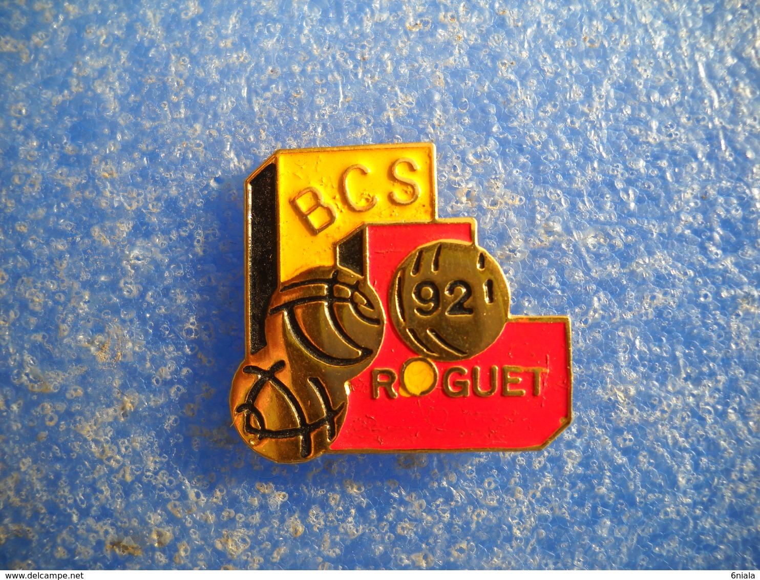 988   PINS Pin's  Pétanque BCS ROGUET         Boules TOULOUSE 31 - Petanca