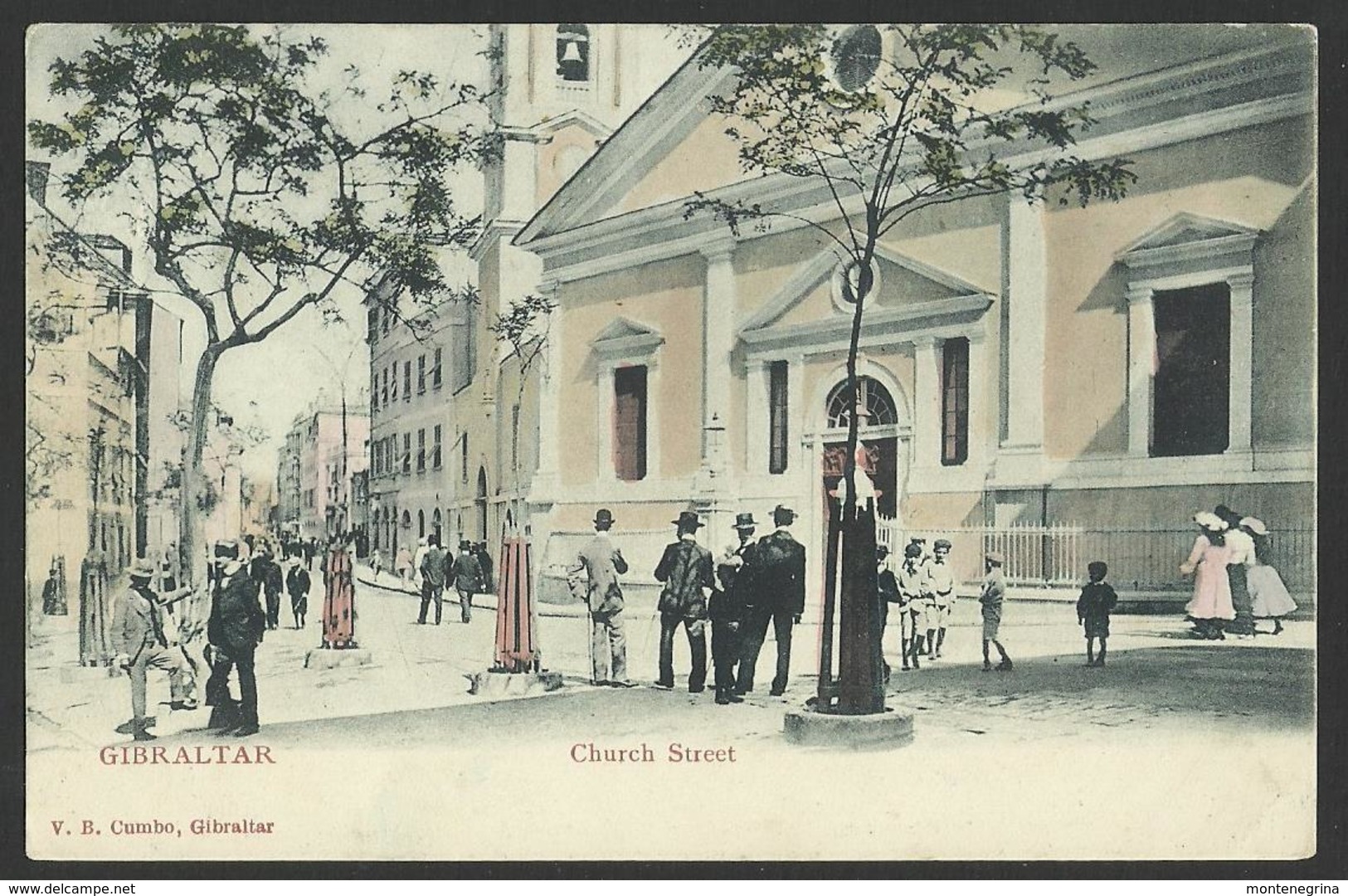 GIBRALTAR Church Street Old Postcard (see Sales Conditions) 01993 - Gibraltar