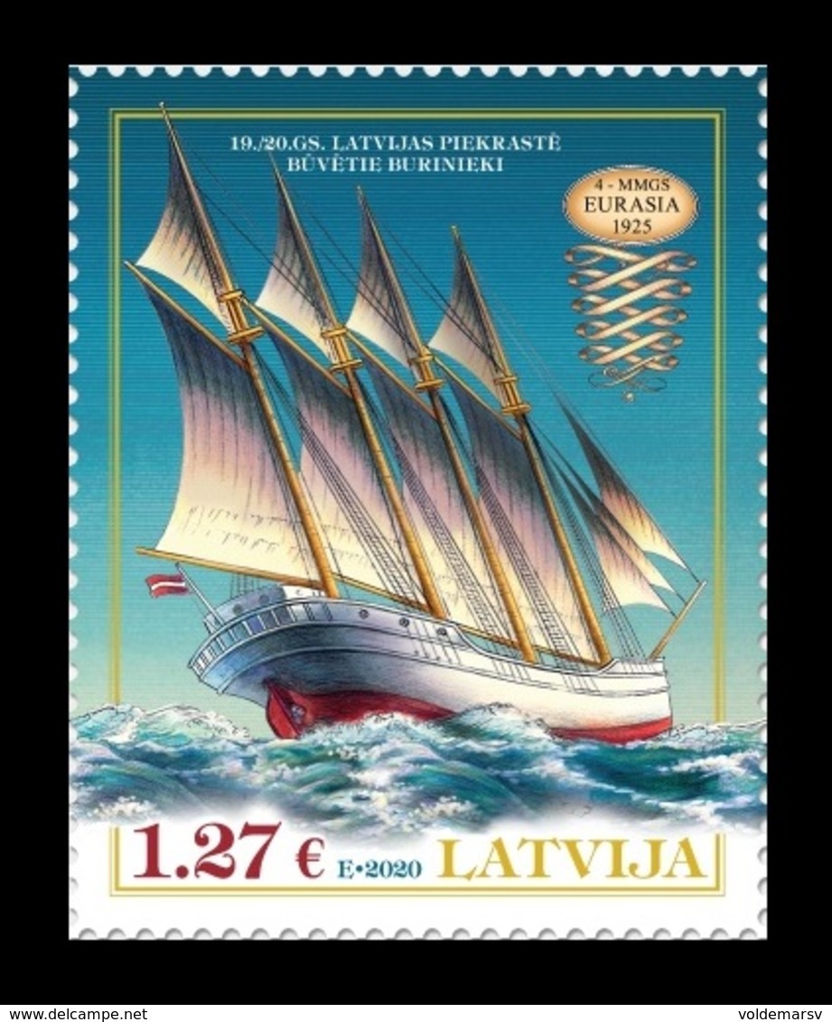 Latvia 2020 Mih. 1100 Eurasia Ship MNH ** - Latvia