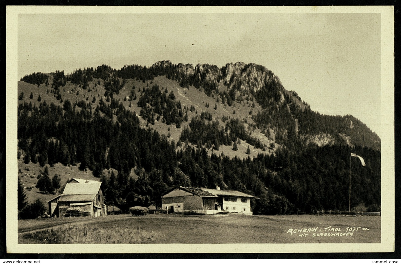 Rehbach / Tirol  -  Gebäude  -  Ansichtskarte Ca.1935  (12970) - Schattwald