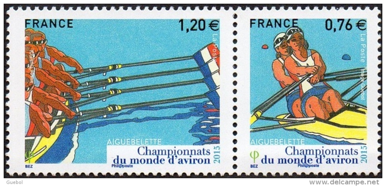 France Sport N° 4973 - 4974 ** Aiguebelette - Championnats Du Monde D'aviron - Canottaggio