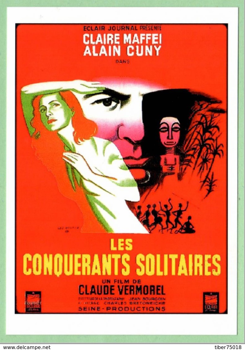 Carte Postale : Les Conquérants Solitaires (film - Cinéma - Affiche) Illustration : Léo Kouper - Kouper