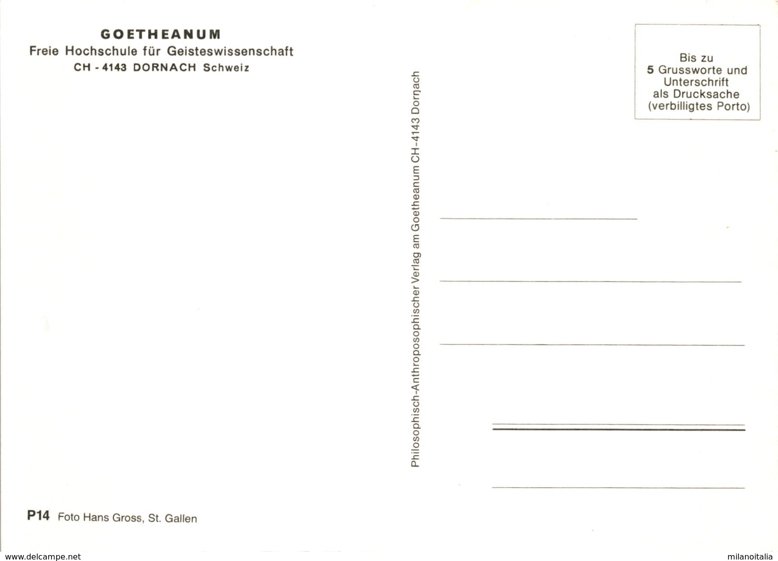 Goetheanum - Freie Hochschule Für Geisteswissenschaft - Dornach, Schweiz (14) - Dornach