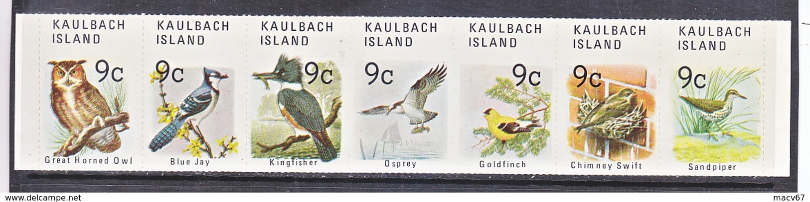 CANADA  LOCAL  POST  KAULBACH  ISLAND    **    BIRDS - Local, Strike, Seals & Cinderellas