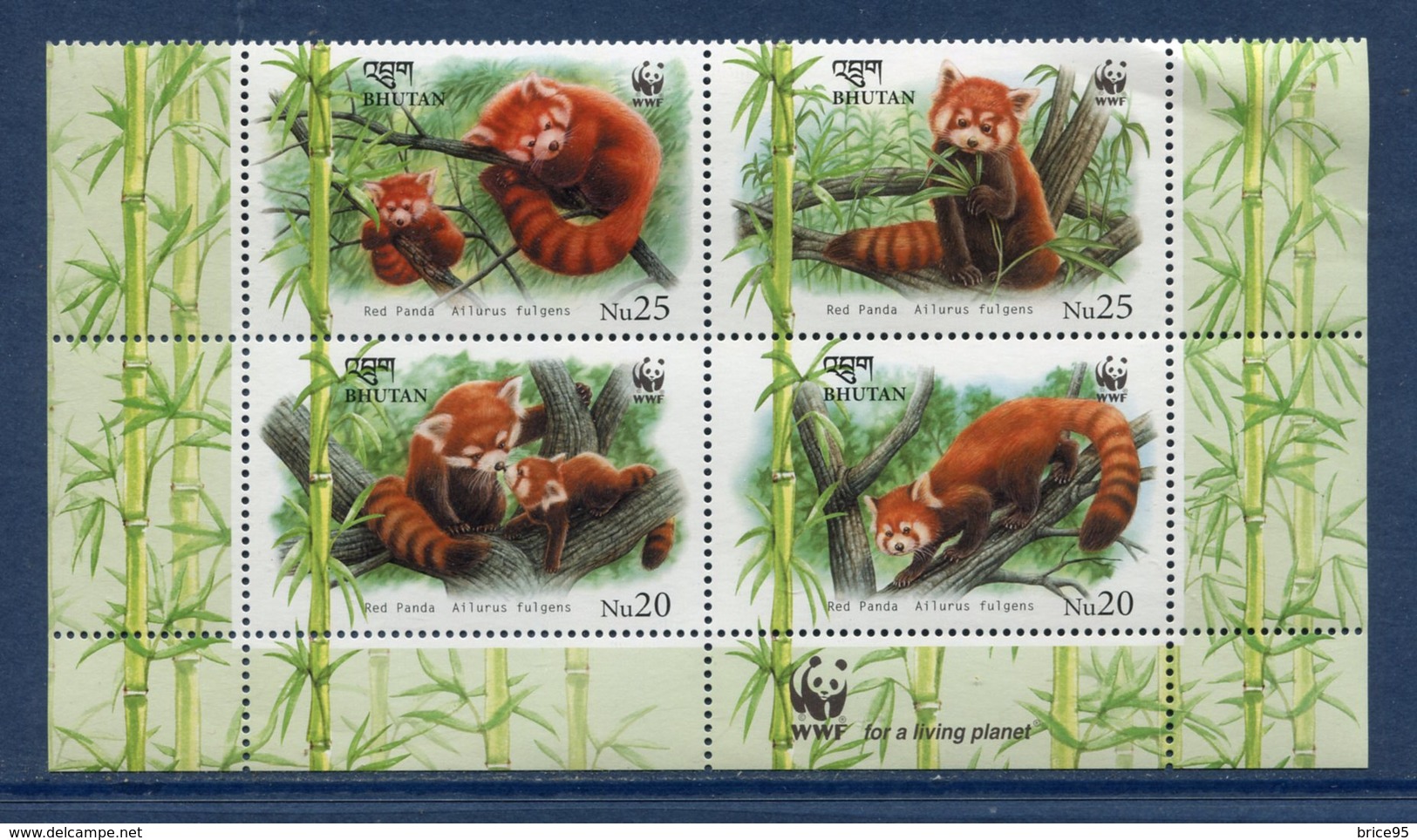 Bhoutan - Bhutan - Bloc - Red Panda - WWF - Neuf Sans Charnière - Bhután