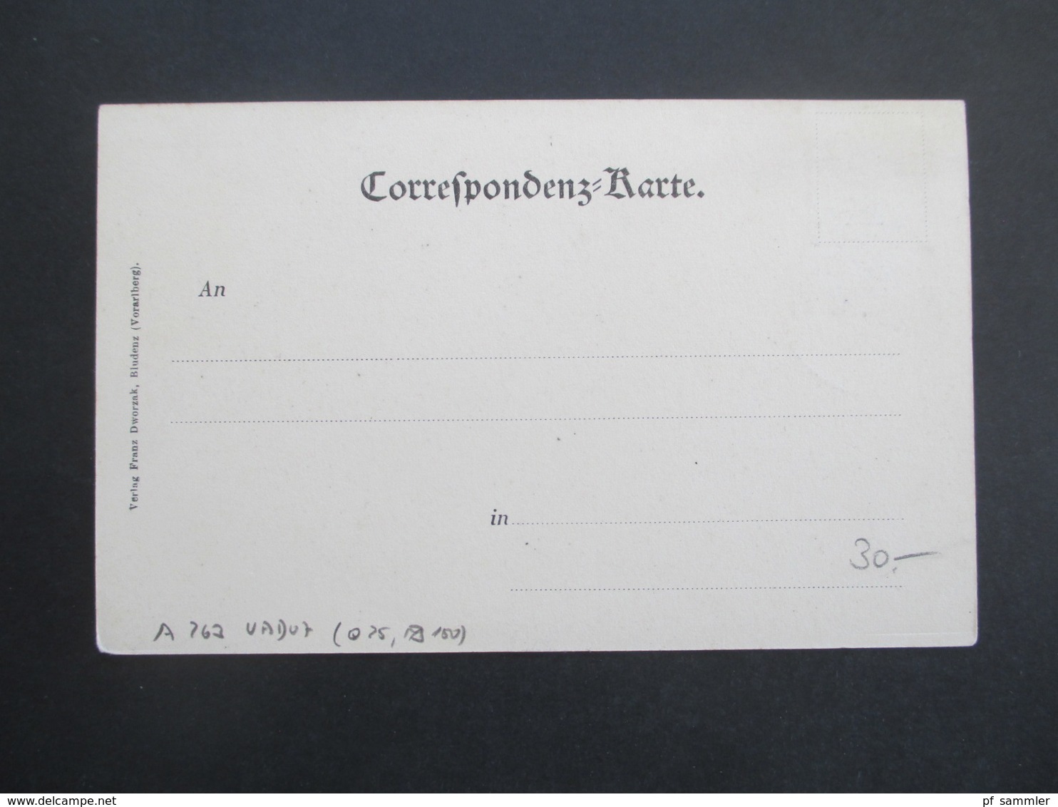 Liechtenstein Mitläufer 1920 AK Lünersee Bei Bludenz Frankiert Mit Nr. 263 Und Stempel Vaduz. Verlag Franz Dworzak - Briefe U. Dokumente