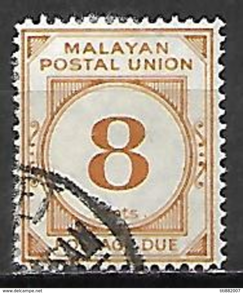 MALAISIE    -   Timbre-Taxe   -  1936  .  Y&T N° 11A Oblitéré.  Cote 24,00 Euros. - Malayan Postal Union