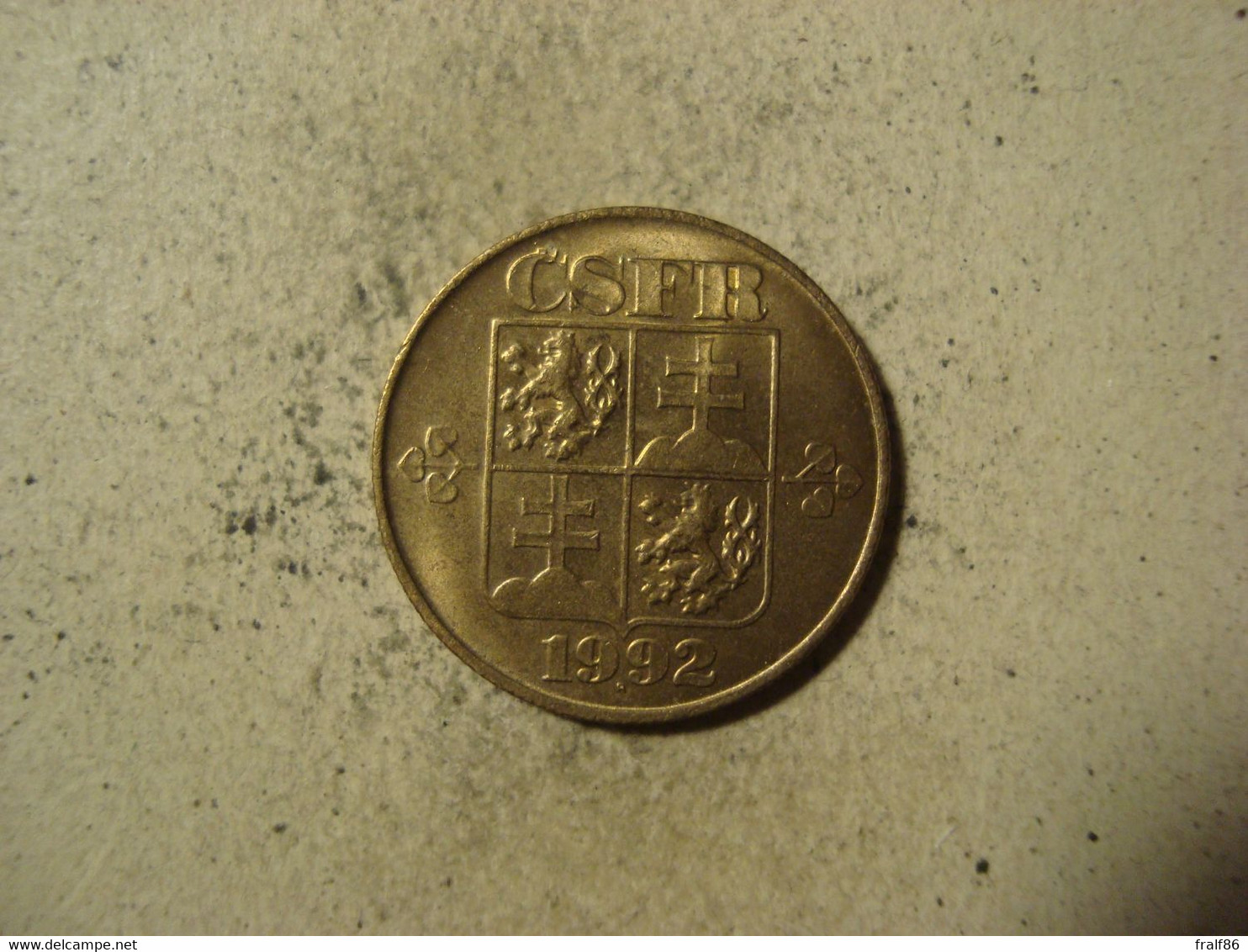 MONNAIE TCHECOSLOVAQUIE 1 KORUNA 1992 - Czechoslovakia