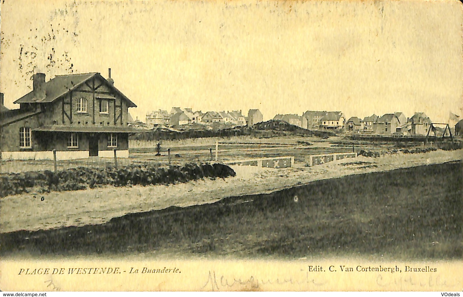 027 969 - CPA - Belgique - Westende - Plage De Westende - La Buanderie - Westende