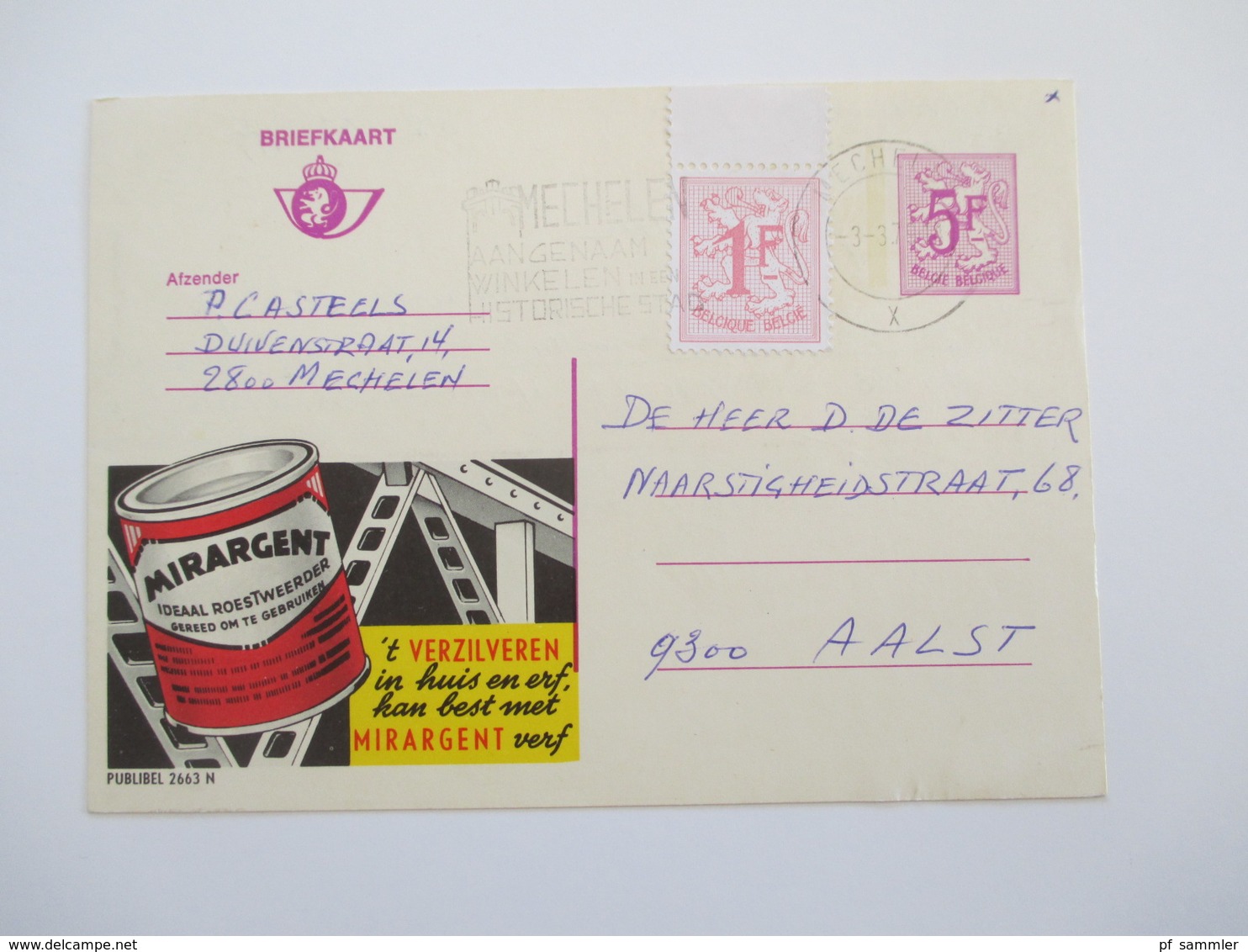 Belgien 1960 / 70er Jahre 20 Stk. Publibell Briefkaart Teilweise Mit Zusatzfrankturen. Verschiedene Motive - Illustrated Postcards (1971-2014) [BK]