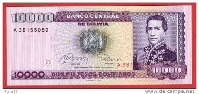 BILLET - BOLIVIE - 10.000 Pesos Bolivianos Du : Ley De 10 02 1984 - Pick 169 - Bolivië