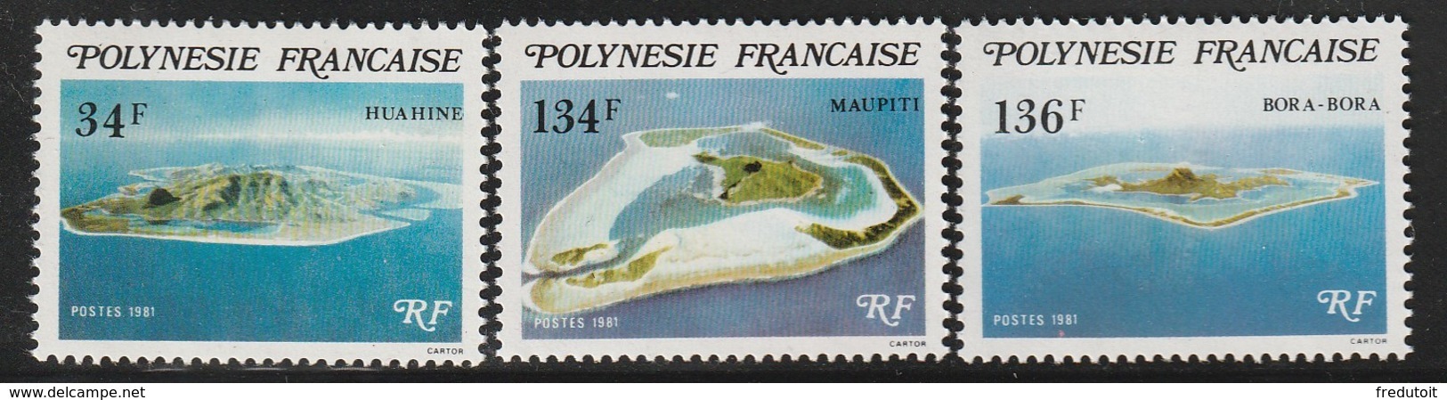 POLYNESIE - N°171/3 ** (1981) - Neufs