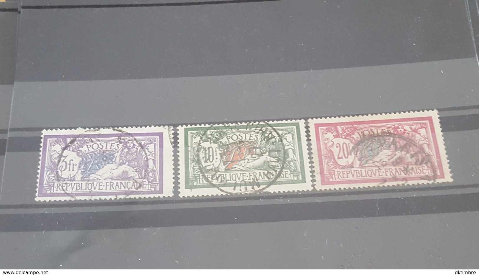 LOT503999 TIMBRE DE FRANCE OBLITERE N°206 A 208 - Oblitérés