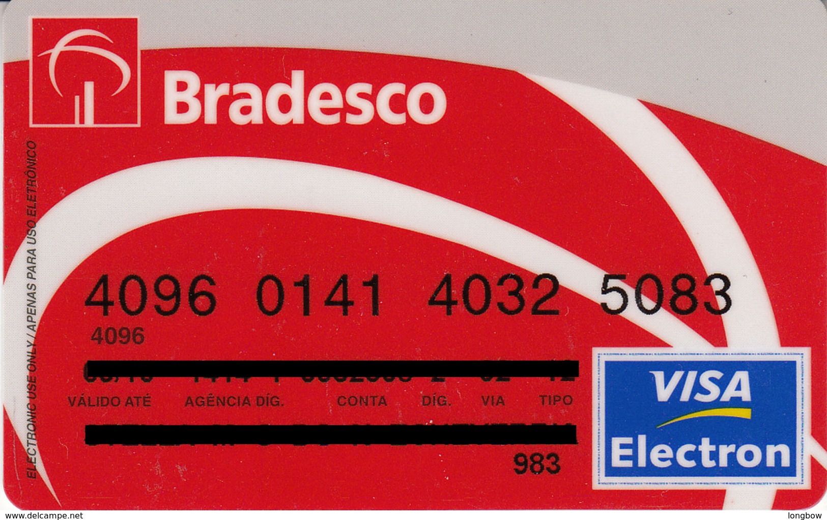 Brasil Bradesco , Visa - Carte Di Credito (scadenza Min. 10 Anni)