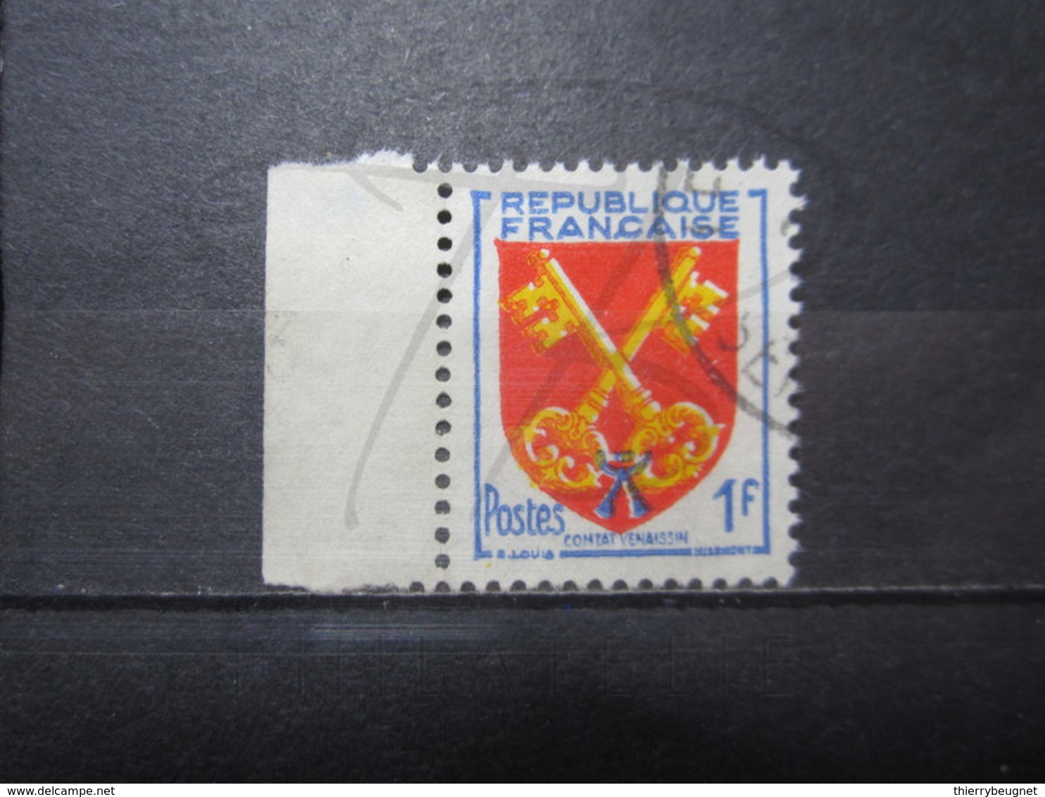 VEND BEAU TIMBRE DE FRANCE N° 1047 + BDF , COULEURS DECALEES !!! (a) - Used Stamps