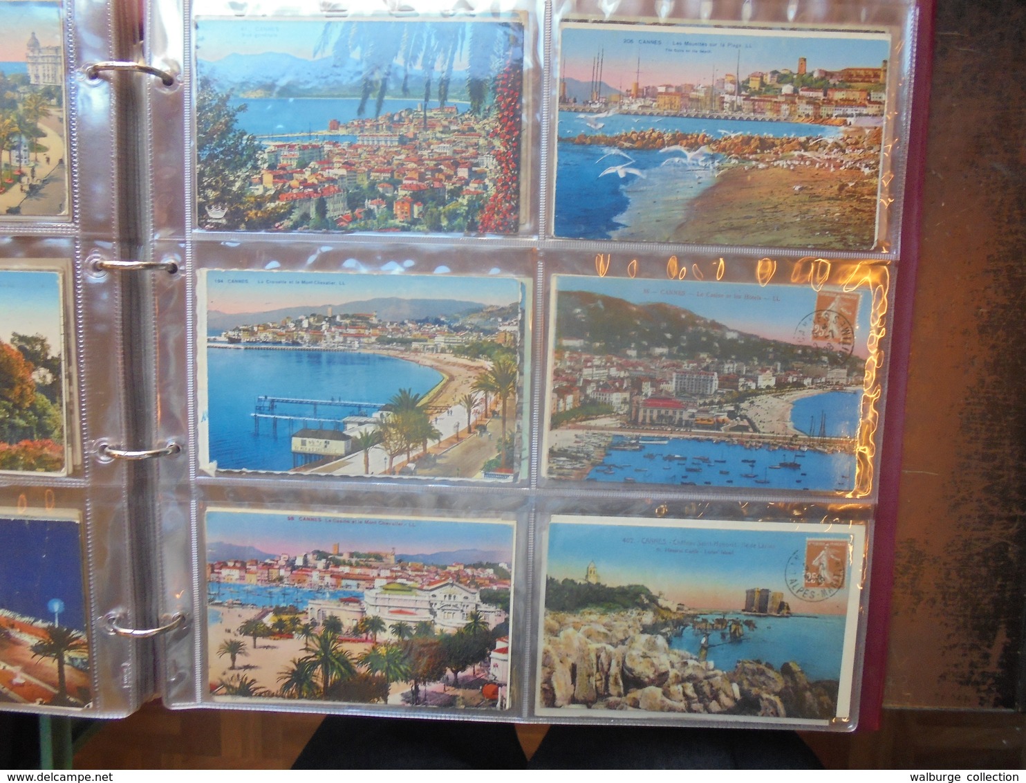 FRANCE ALBUM 368 CARTES ANCIENNES PLUPART CIRCULEES (POIDS 3 KILOS 500 AVEC ALBUM)