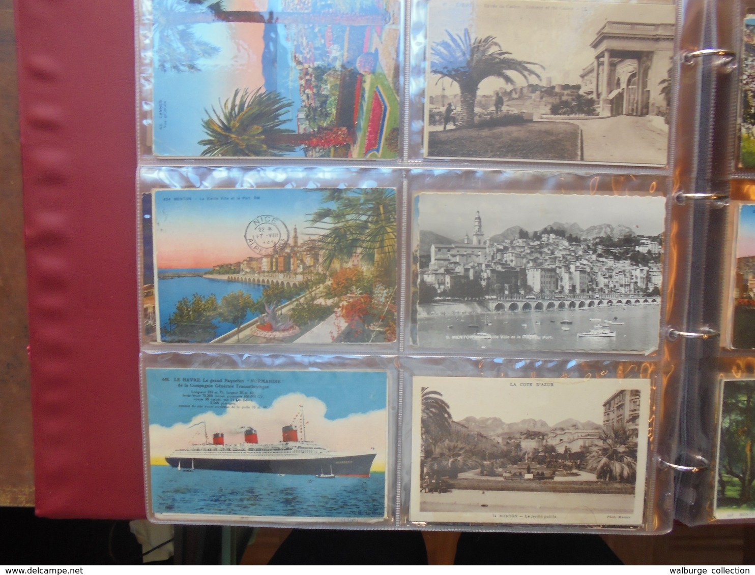 FRANCE ALBUM 368 CARTES ANCIENNES PLUPART CIRCULEES (POIDS 3 KILOS 500 AVEC ALBUM)