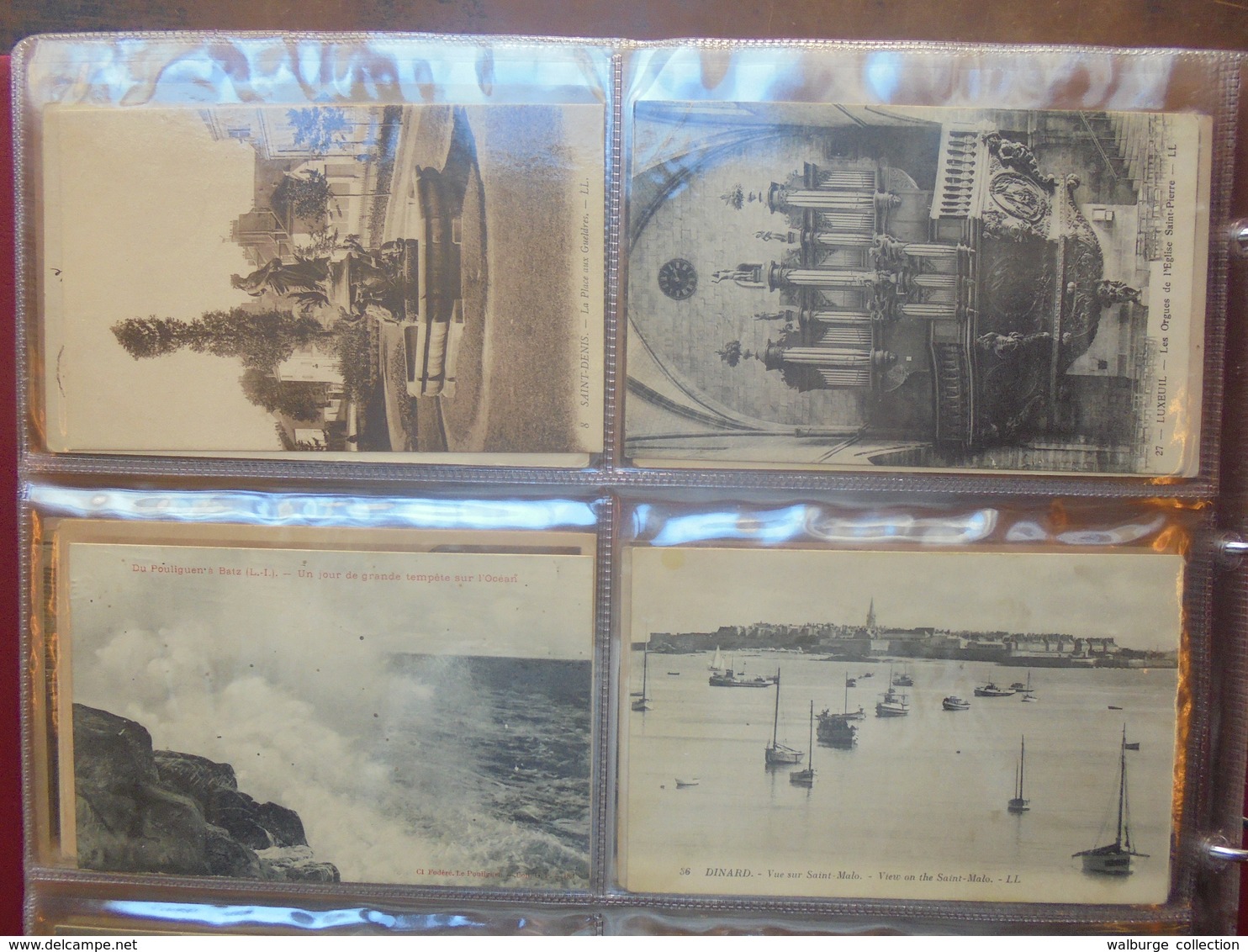 FRANCE ALBUM 368 CARTES ANCIENNES PLUPART CIRCULEES (POIDS 3 KILOS 500 AVEC ALBUM)