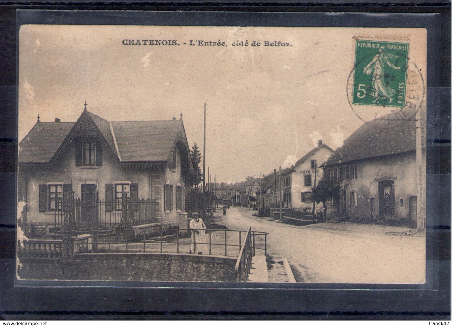 90. Chatenois. L'entrée Côté De Belfort. état Moyen - Châtenois-les-Forges