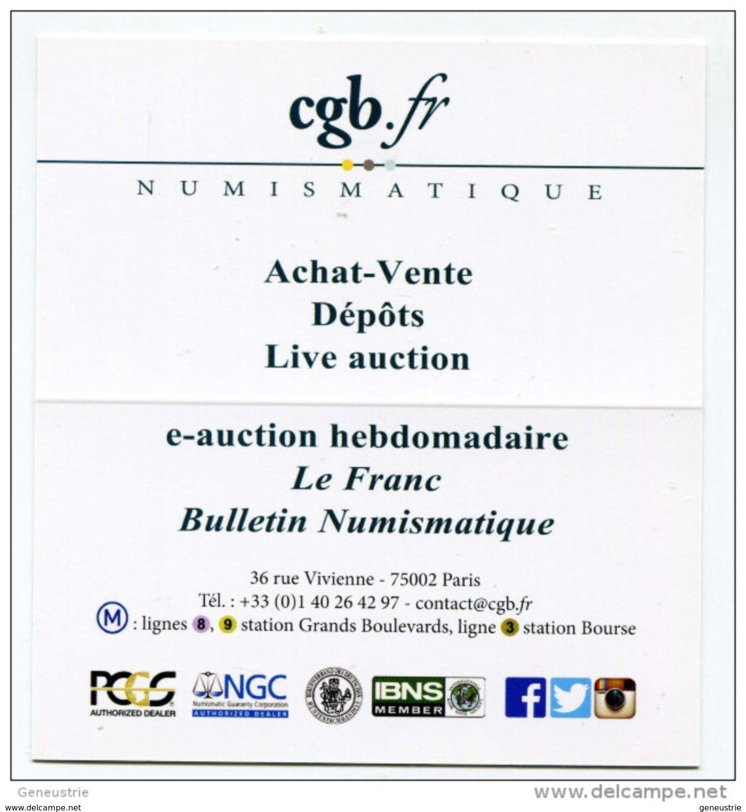 Belle Carte Représentant Un Billet Fictif De 2 Euros "CGB" 2015 Paris - Préhistoire - Euro Bank Note - Autres & Non Classés