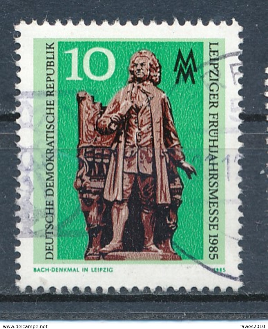 DDR Mi. 2929 Gest. Messe Leipzig Bach Denkmal An Der Thomas-Kirche - Gebraucht