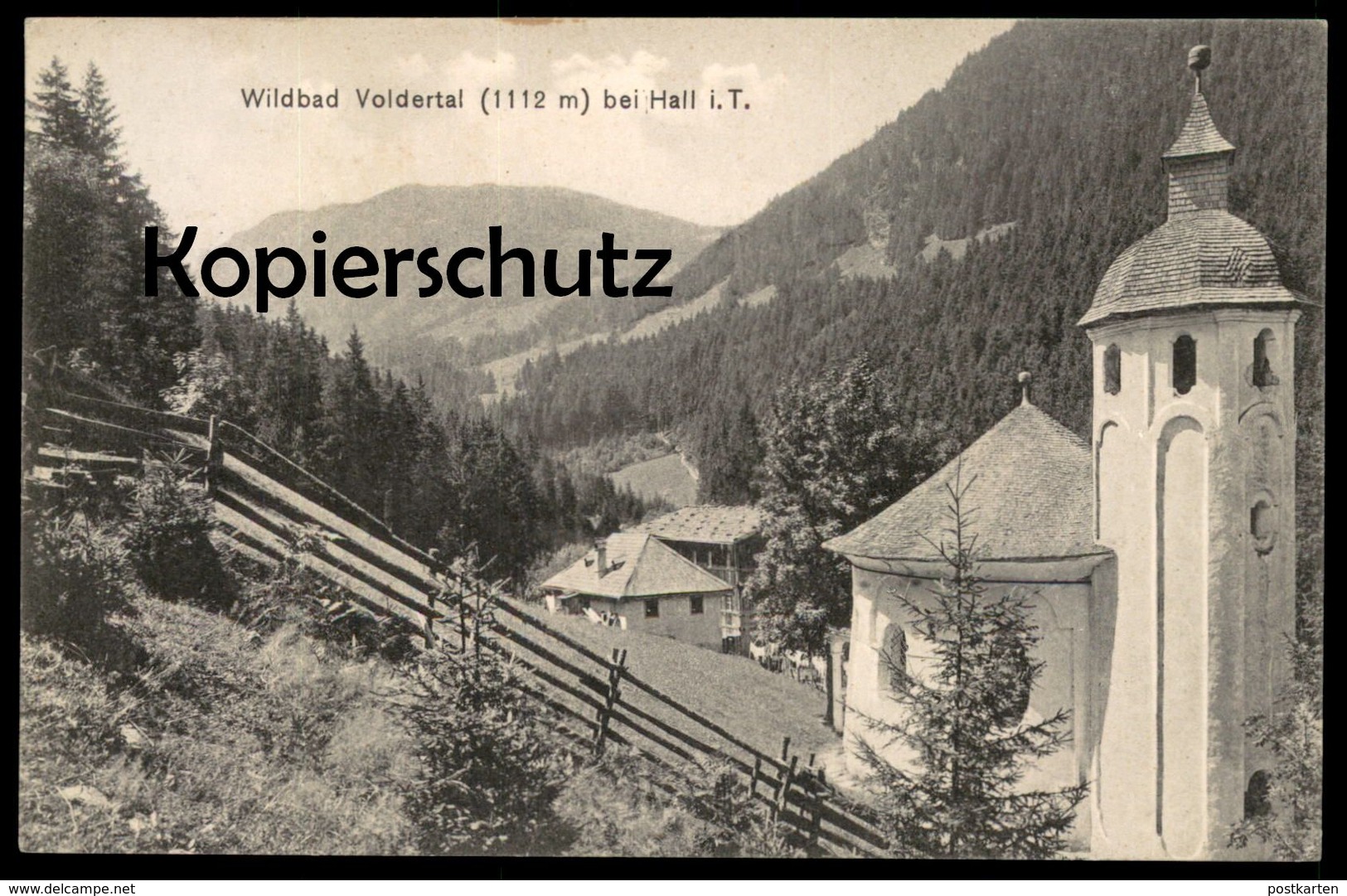 ALTE POSTKARTE WILDBAD 1112 M VOLDERTAL VOLDERS TUFELS BEI HALL IN TIROL Österreich Ansichtskarte AK Cpa Postcard - Hall In Tirol