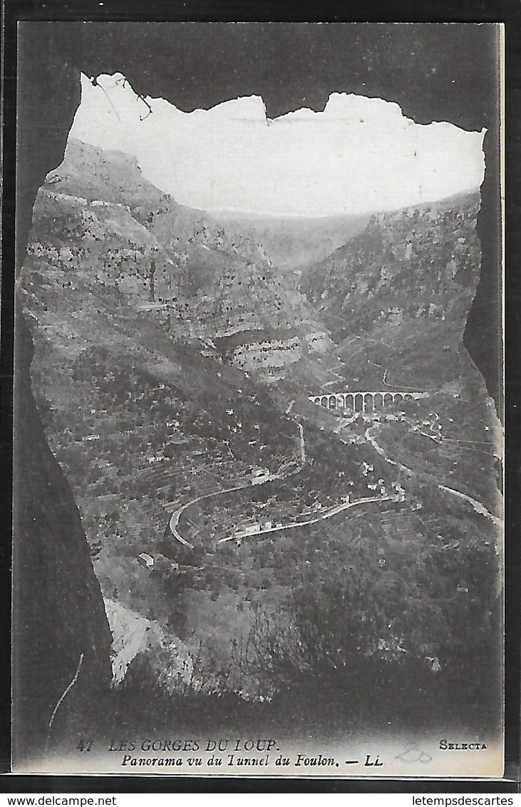 CPA 06 - Les Gorges Du Loup, Panorama Vu Du Tunnel Du Foulon - Otros & Sin Clasificación